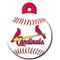 Show in main carousel: Quick-Tag MLB Circle Personalized Dog & Cat ID Tag, Large, St. Louis Cardinals slide 3 of 4