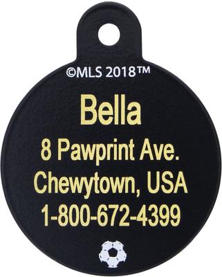 Show full view: Quick-Tag MLS Circle Personalized Dog & Cat ID Tag, Large, Seattle Sounder slide 2 of 4