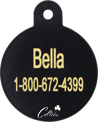 Show full view: Quick-Tag NBA Circle Personalized Dog & Cat ID Tag, Large, Boston Celtics slide 3 of 5