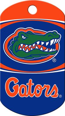 Show full view: Quick-Tag NCAA Military Personalized Dog ID Tag, Large, Florida Gators slide 3 of 4