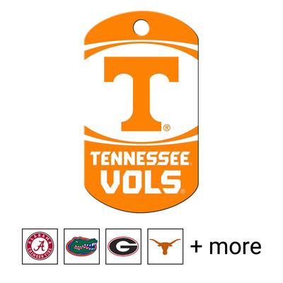 Show full view: Quick-Tag NCAA Military Personalized Dog ID Tag, Large, Tennessee Volunteers slide 1 of 4