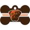 Show in main carousel: Quick-Tag NFL Bone Personalized Dog ID Tag, Large, Cleveland Browns slide 1 of 4