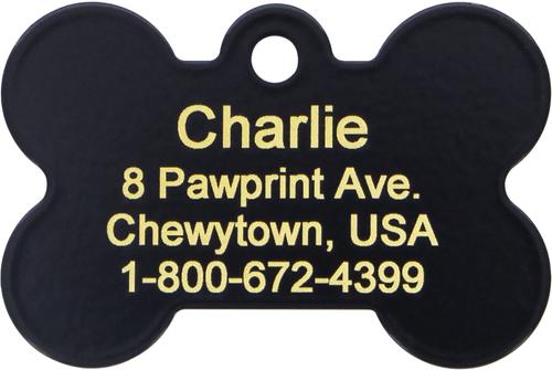 Show full view: Quick-Tag NFL Bone Personalized Dog ID Tag, Large, Indianapolis Colts slide 2 of 4