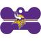 Show in main carousel: Quick-Tag NFL Bone Personalized Dog ID Tag, Large, Minnesota Vikings slide 3 of 4