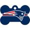 Show in main carousel: Quick-Tag NFL Bone Personalized Dog ID Tag, Large, New England Patriots slide 3 of 4