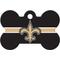 Show in main carousel: Quick-Tag NFL Bone Personalized Dog ID Tag, Large, New Orleans Saints slide 1 of 4