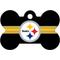 Show in main carousel: Quick-Tag NFL Bone Personalized Dog ID Tag, Large, Pittsburgh Steelers slide 1 of 5