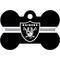 Show in main carousel: Quick-Tag NFL Bone Personalized Dog ID Tag, Large, Raiders slide 1 of 4
