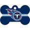 Show in main carousel: Quick-Tag NFL Bone Personalized Dog ID Tag, Large, Tennessee Titans slide 1 of 4