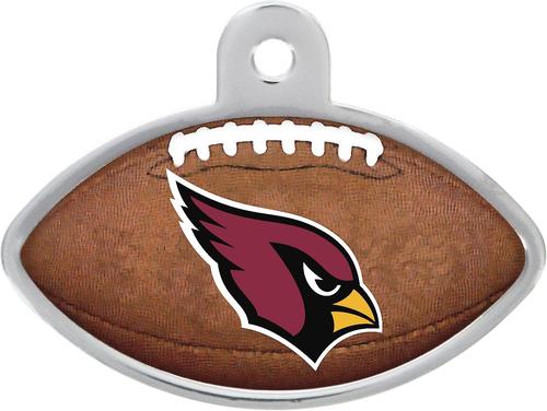 Show full view: Quick-Tag NFL Football Personalized Dog & Cat ID Tag, Large, Arizona Cardinals slide 3 of 4