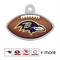 Show in main carousel: Quick-Tag NFL Football Personalized Dog & Cat ID Tag, Large, Baltimore Ravens slide 1 of 4