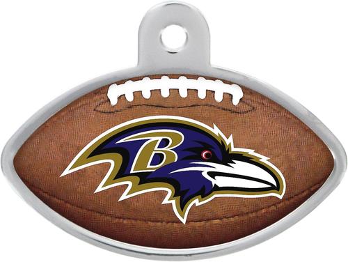 Show full view: Quick-Tag NFL Football Personalized Dog & Cat ID Tag, Large, Baltimore Ravens slide 3 of 4