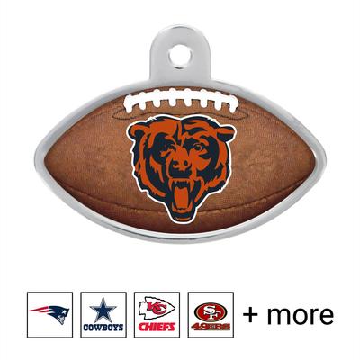 Show full view: Quick-Tag NFL Football Personalized Dog & Cat ID Tag, Large, Chicago Bears slide 1 of 4