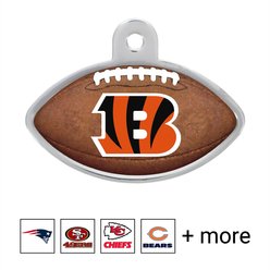 Quick-Tag NFL Football Personalized Dog & Cat ID Tag, Large, Cincinnati Bengals