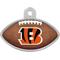 Show in main carousel: Quick-Tag NFL Football Personalized Dog & Cat ID Tag, Large, Cincinnati Bengals slide 3 of 4