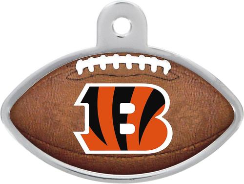 Show full view: Quick-Tag NFL Football Personalized Dog & Cat ID Tag, Large, Cincinnati Bengals slide 3 of 4