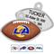 Show in main carousel: Quick-Tag NFL Football Personalized Dog & Cat ID Tag, Large, LA Rams slide 1 of 4