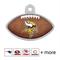 Show in main carousel: Quick-Tag NFL Football Personalized Dog & Cat ID Tag, Large, Minnesota Vikings slide 1 of 4