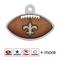 Show in main carousel: Quick-Tag NFL Football Personalized Dog & Cat ID Tag, Large, New Orleans Saints slide 1 of 4