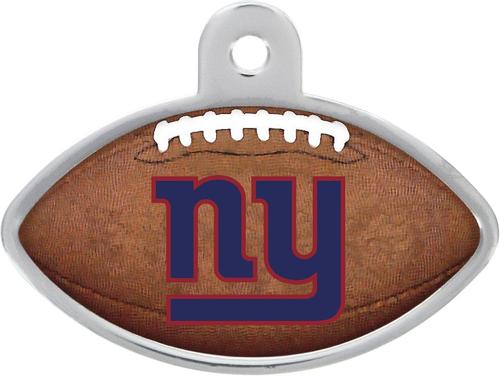 Show full view: Quick-Tag NFL Football Personalized Dog & Cat ID Tag, Large, New York Giants slide 3 of 4