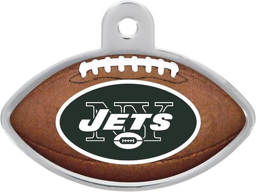 Show full view: Quick-Tag NFL Football Personalized Dog & Cat ID Tag, Large, New York Jets slide 4 of 5