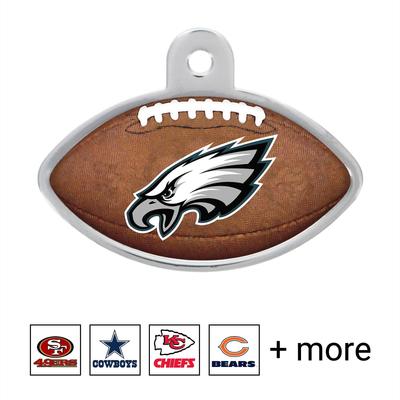 Show full view: Quick-Tag NFL Football Personalized Dog & Cat ID Tag, Large, Philadelphia Eagles slide 1 of 4