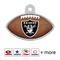 Show in main carousel: Quick-Tag NFL Football Personalized Dog & Cat ID Tag, Large, Raiders slide 1 of 4