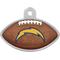 Show in main carousel: Quick-Tag NFL Football Personalized Dog & Cat ID Tag, Large, San Diego Chargers slide 3 of 4