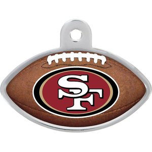 Quick-Tag NFL Football Personalized Dog & Cat ID Tag, Large, San Francisco 49ers