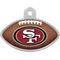 Show in main carousel: Quick-Tag NFL Football Personalized Dog & Cat ID Tag, Large, San Francisco 49ers slide 4 of 5