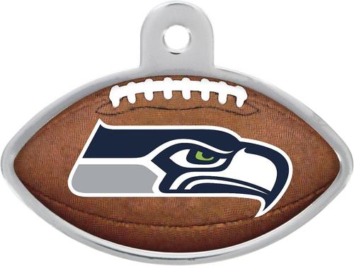 Show full view: Quick-Tag NFL Football Personalized Dog & Cat ID Tag, Large, Seattle Seahawks slide 3 of 4