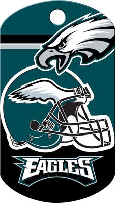 Show full view: Quick-Tag NFL Military Personalized Dog ID Tag, Large, Philadelphia Eagles slide 3 of 4