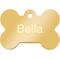 Show in main carousel: Quick-Tag Personalized Dog & Cat ID Tag, Metallic Gold, Large Bone slide 2 of 5