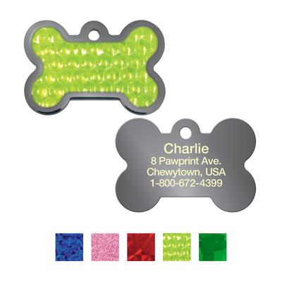 Show full view: Quick-Tag Personalized Dog ID Tag, Reflective slide 1 of 6
