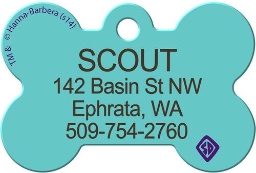 Show full view: Quick-Tag Scooby-Doo Bone Dog ID Tag slide 2 of 3