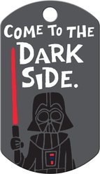 Quick-Tag Star Wars Darth Vader Dark Side Military Personalized Dog & Cat ID Tag slide 2 of 4