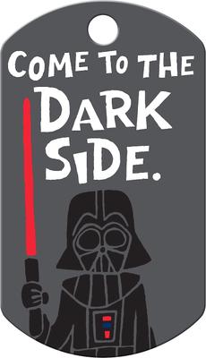 Show full view: Quick-Tag Star Wars Darth Vader Dark Side Military Personalized Dog & Cat ID Tag slide 2 of 4
