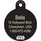 Show in main carousel: Quick-Tag Star Wars Rebel Princess Leia Circle Personalized Dog & Cat ID Tag slide 3 of 5