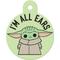 Show in main carousel: Quick-Tag Star Wars The Mandalorian's The Child Baby Yoda All Ears Circle Personalized Dog & Cat ID Tag slide 2 of 5