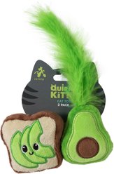Quirky Kitty Avocado Toast Catnip Plush Cat Toy, 2 count slide 2 of 4