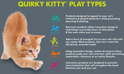 Quirky Kitty Guacameowy Ball of Furry Fury Chasers Cat Motion Toy, Multi Color, Medium slide 2 of 5