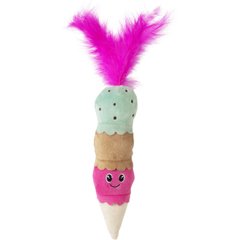 Quirky Kitty Ice Cream Kicker Cat Toy