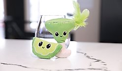 Quirky Kitty Meowgarita Time Catnip Plush Cat Toy, 2 count slide 2 of 3