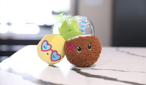 Show full view: Quirky Kitty Purrfect Pina Colada Catnip Plush Cat Toy, 2 count slide 2 of 4