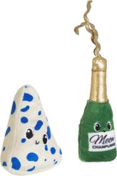 Quirky Kitty Wine & Cheese Catnip Plush Cat Toy, 2 count slide 2 of 2