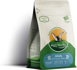 Rabbit Hole Hay Ultra Premium All Natural Alfalfa Pellets for Small Pets, 12-oz bag