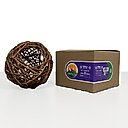 Rabbit Hole Hay Ultra Premium All Natural Stuffable Willow Chew Ball for Small Pets, Large