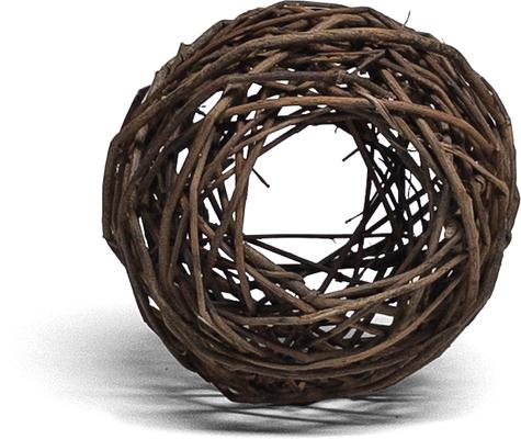 Show full view: Rabbit Hole Hay Ultra Premium All Natural Stuffable Willow Chew Ball for Small Pets, Large slide 2 of 2