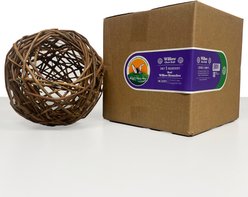 Rabbit Hole Hay Ultra Premium All Natural Stuffable Willow Chew Ball for Small Pets, X-Large