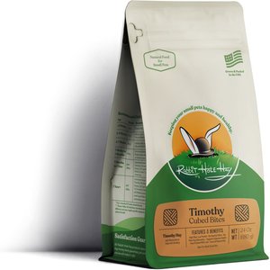 Rabbit Hole Hay Ultra Premium All Natural Timothy Cubes for Small Pets, 24-oz bag